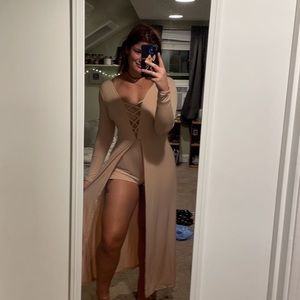 Venus romper with duster